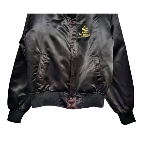 Vintage Trump Taj Mahal Satin Bomber Jacket - Picture 6 of 13